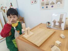 學習區好好玩:小木頭積木-房子