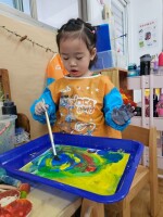 學習區好好玩:水彩區--自由探索