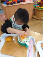 學習區好好玩:烹飪區--擠