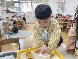 學習區好好玩:烹飪區榨果汁