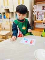 學習區好好玩:玉米黏土黏貼2