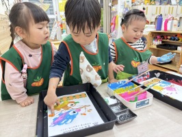 學習區好好玩:美勞區好玩的動物首長蓋印