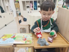 學習區好好玩:語文區-演小紅帽手指偶