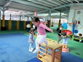 大肌肉運動～動動身體好健康！:水谷式教具-木箱跳躍