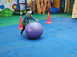大肌肉運動～動動身體好健康！:滾球